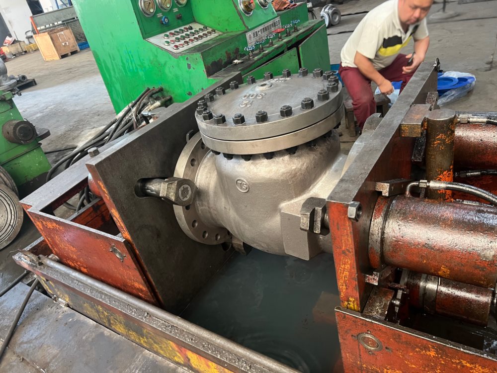 Valve pressure test